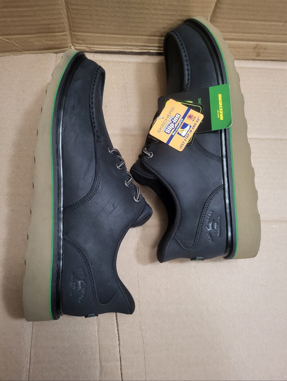 Skechers John Deere Brockmen Slip-Ins Air-Cooled Memory Arch Men Size 14 NWT
